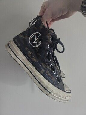 Converse Undercover Off-White Canvas Sneaker Interior Label